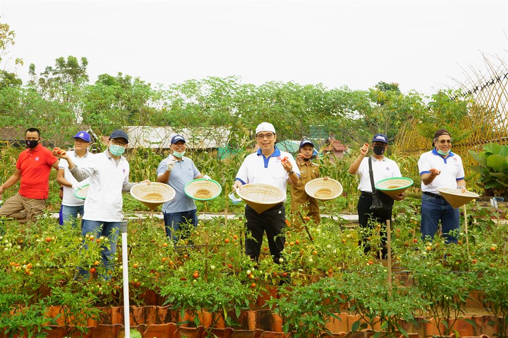 Peresmian Tiga Roda Edu Green Park yang terletak di Indocement Kompleks Pabrik Citeureup